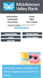 Mobile Screenshot of middletownvalleybank.com